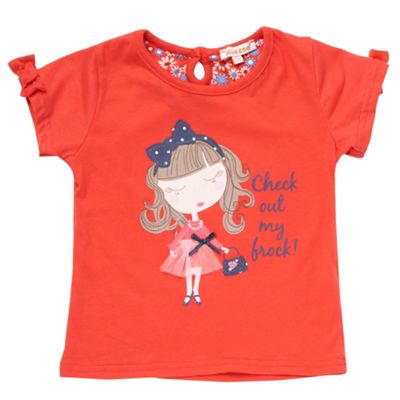 Girls pink Check out my frock t-shirt