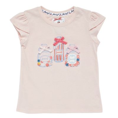 J by Jasper Conran Girls pink sweetie jar t-shirt