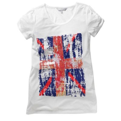 White Union Jack t-shirt
