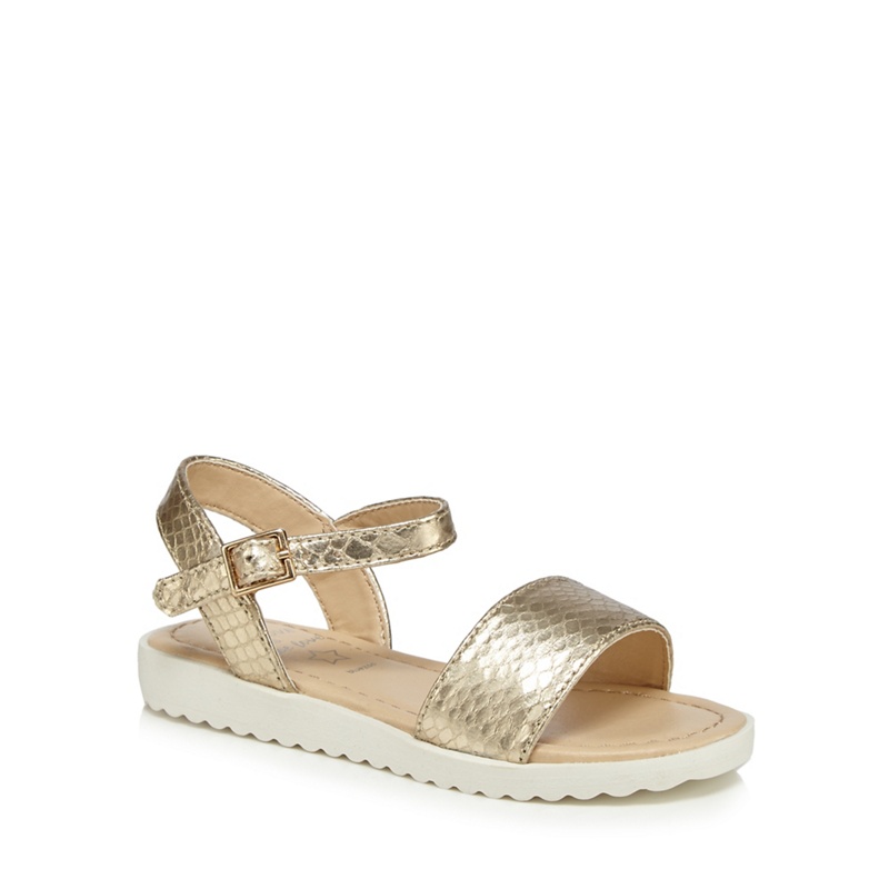 bluezoo - Girls' Gold 'Wannabe' Sandals Review