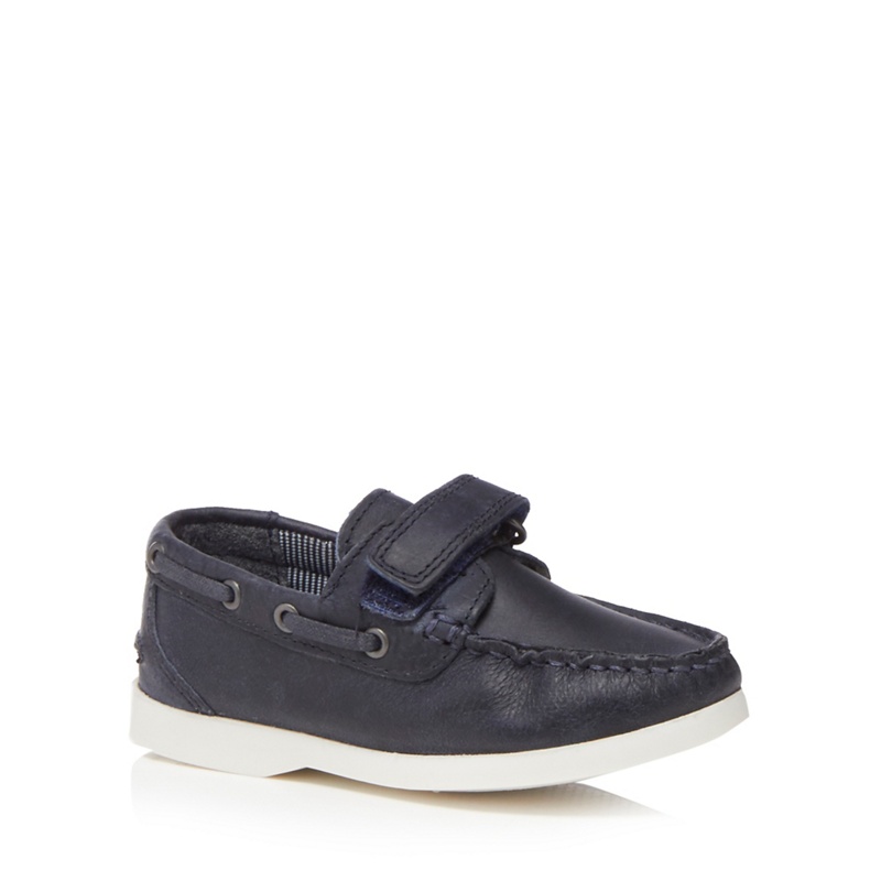 J by Jasper Conran - Boys' Navy Leather Boat Shoes Review