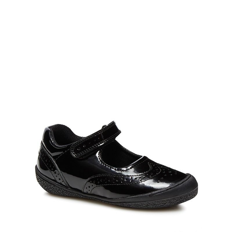 Hush Puppies - Girls' Black Leather 'Rina' Mary Janes Shoes Review