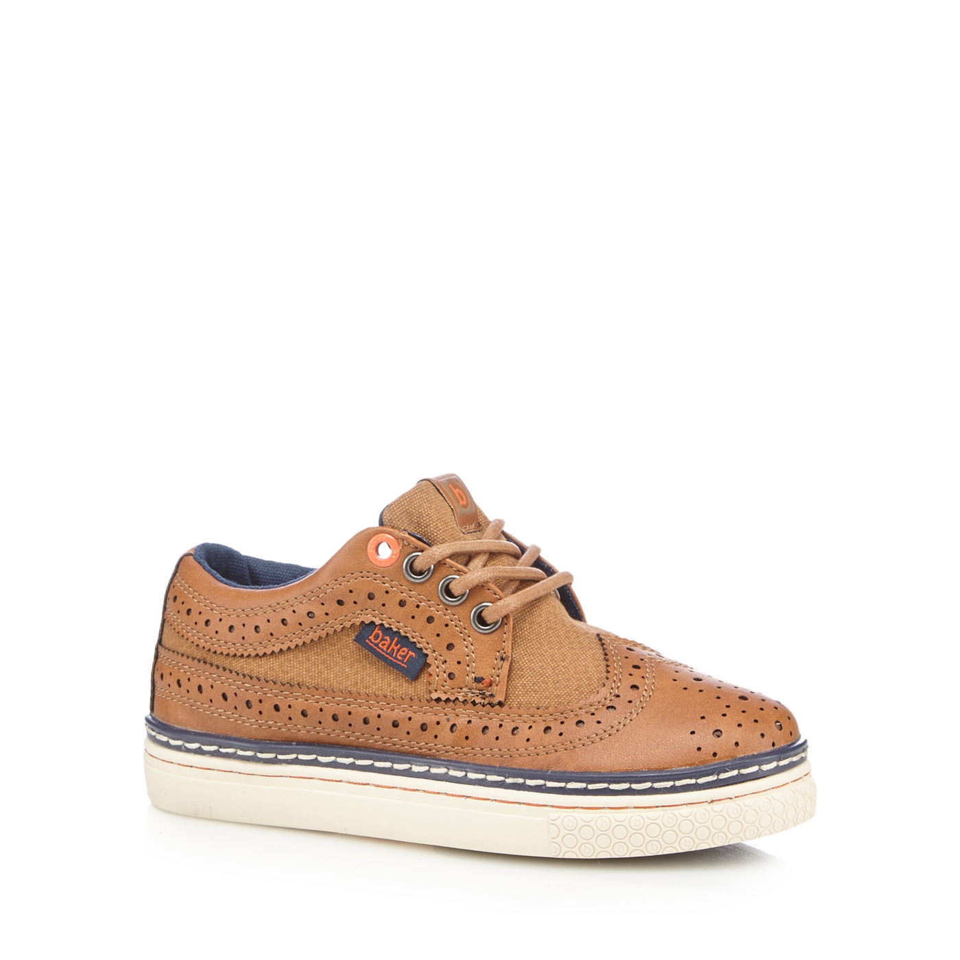 Baker by Ted Baker Boys tan brogue shoes