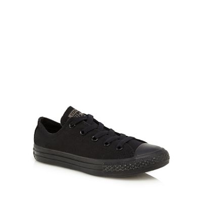 Converse - Boys' black 'All Star' casual shoes