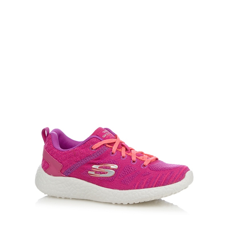 Skechers - Girls' Pink Knit Trainers Review