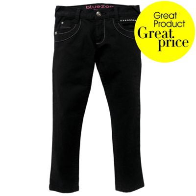 Girls Black Skinny Jeans