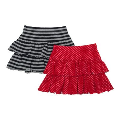 Pack of two jersey skirts
