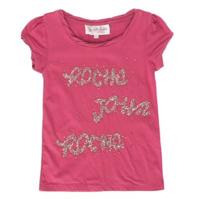 Rocha.John Rocha Girls pink logo t-shirt