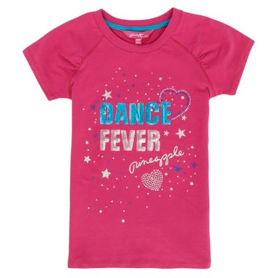 Girls Pink Dance Fever T-shirt