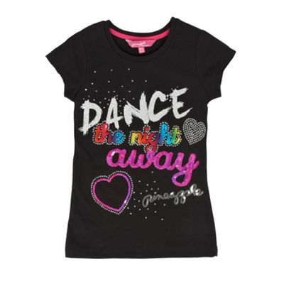 Girls black Dance the Night Away t-shirt