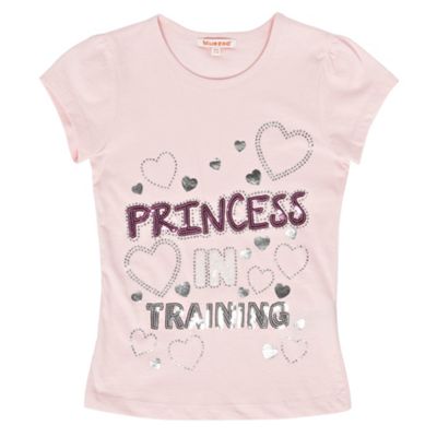 Girls pink Princess in Training t-shirt