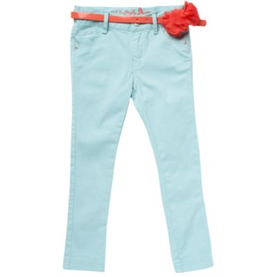 Girls aqua skinny jeans