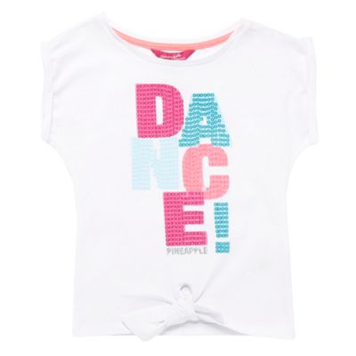 Pineapple Girls white Dance t-shirt