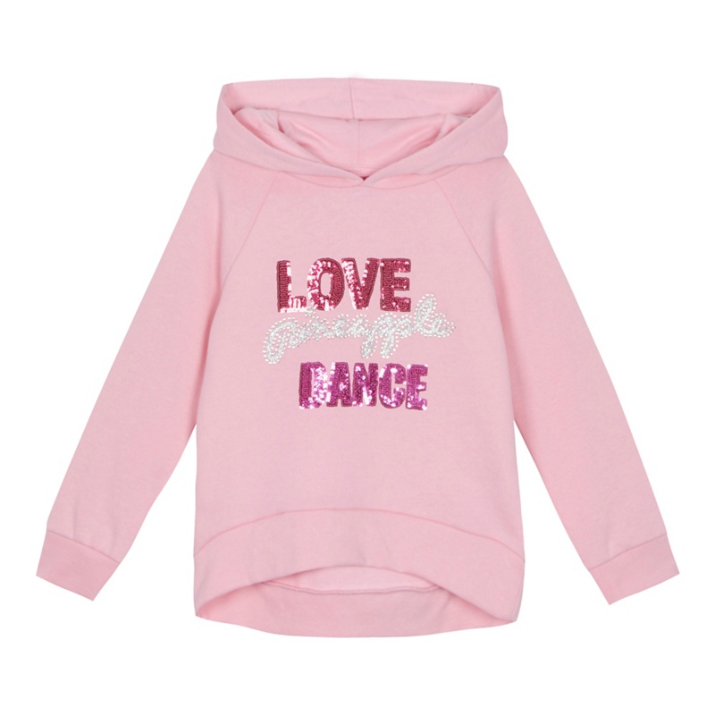 Pineapple - 'Girls' Pink Sequin Embellished Long Sleeve Hoodie Review