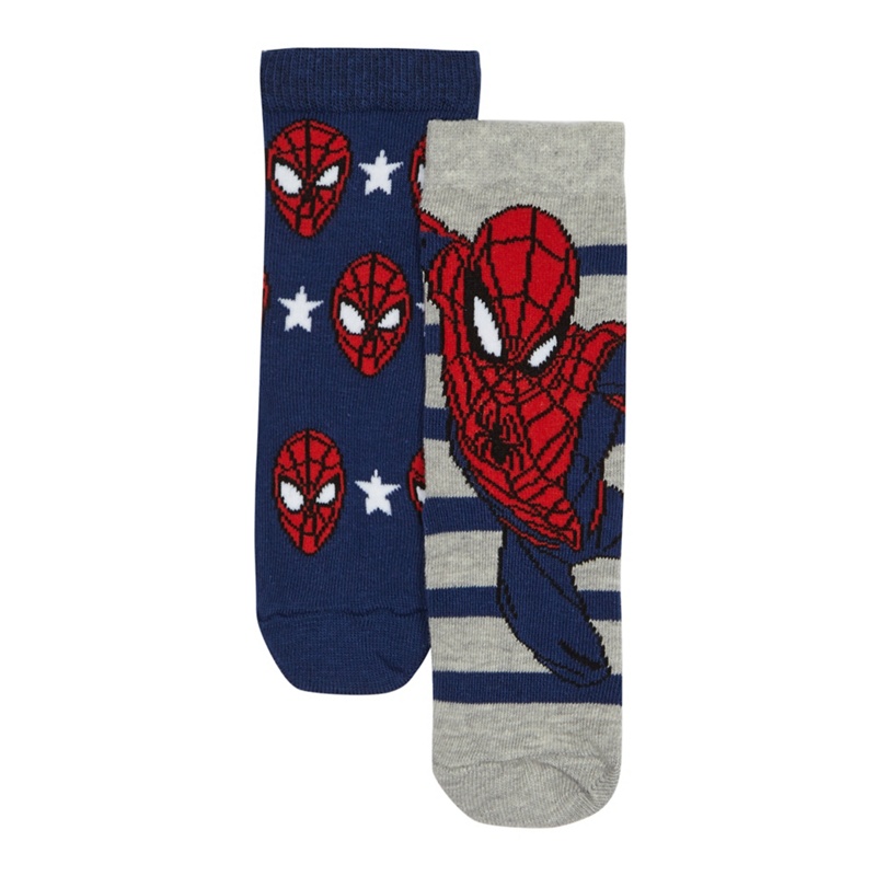 Spider-man - Boys' Pack Of Two Navy And Grey 'Spider-Man' Socks Review