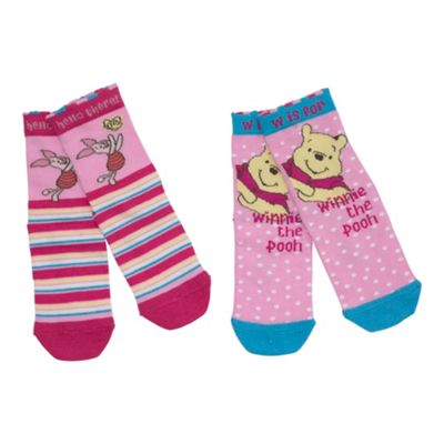 Character Pack of two Winnie the Pooh socks