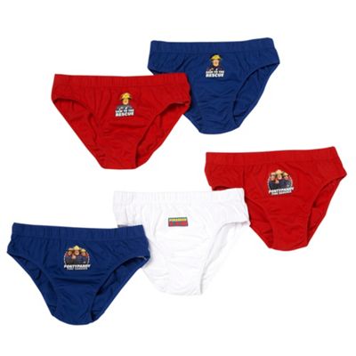 Boys Pack Of Five Fireman Sam Briefs