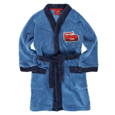 Boys blue Cars 2 robe