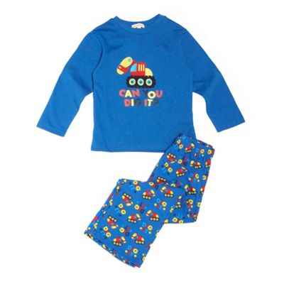 Boys Blue Dig It Pyjamas
