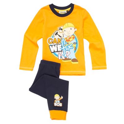 Boys Orange Bob The Builder Pyjamas