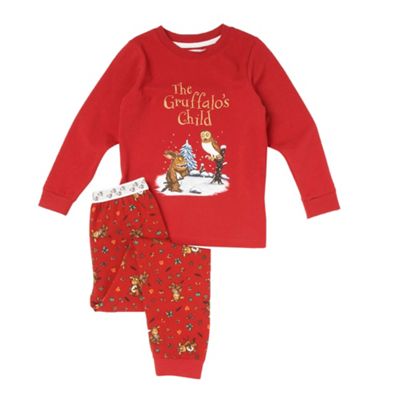 Girls Red Gruffalo Pyjama Set