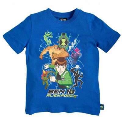 Blue Ben 10 alien force t-shirt