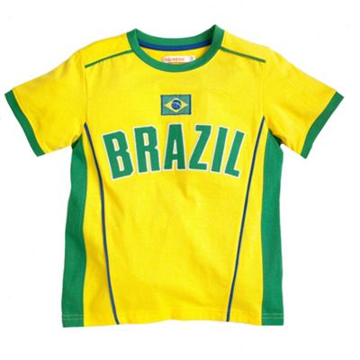 bluezoo Yellow Brazil t-shirt