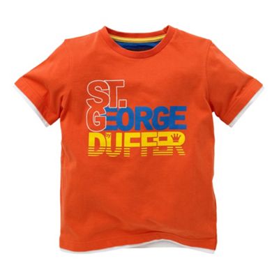 Orange logo t-shirt