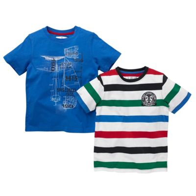 J by Jasper Conran Pack of two sail t-shirts