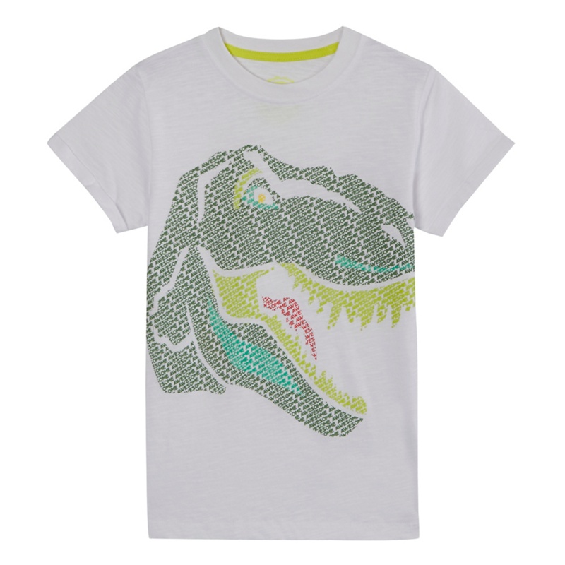 bluezoo - Boys' White 'Awesome' Dinosaur Print T-Shirt Review