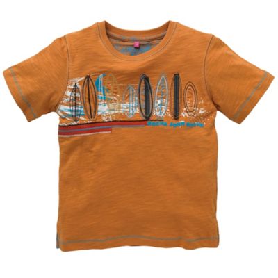 Orange surf t-shirt