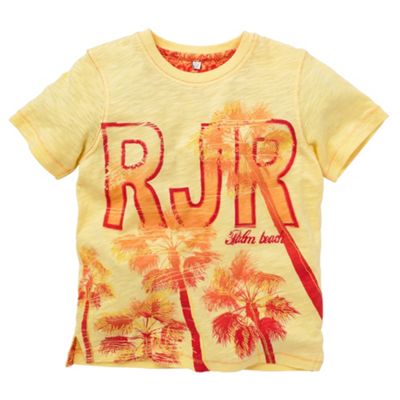 Yellow Palm tree t-shirt