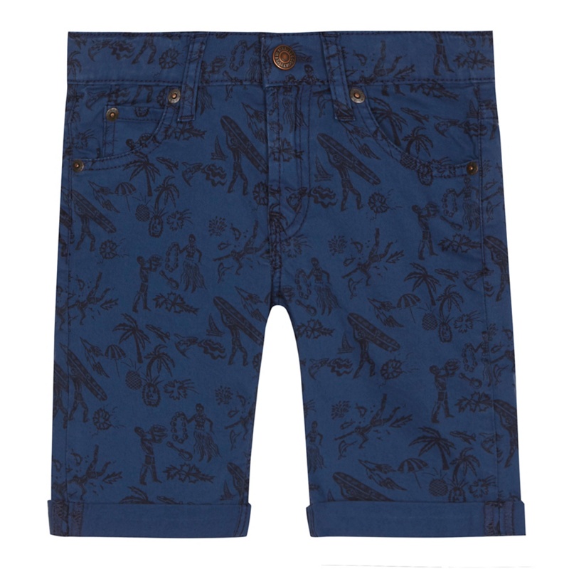 Levi's - Dark Blue Surf Print 511 'Bermuda' Shorts Review