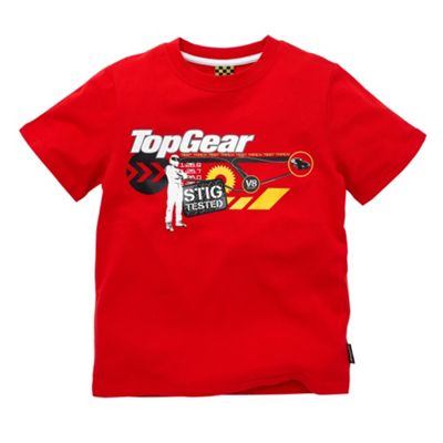 bluezoo Red Top Gear t-shirt