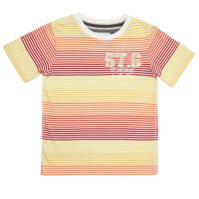 St George by Duffer Multi coloured stripe t-shirt