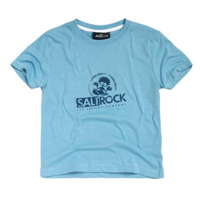 Saltrock Blue reverse detail t-shirt