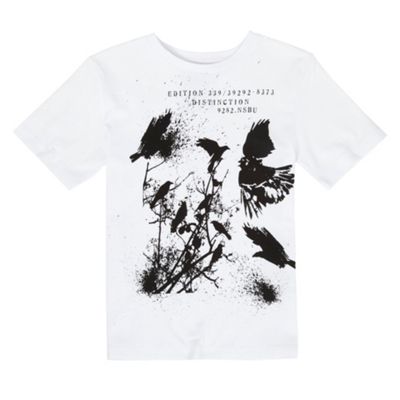 bluezoo White boys birds t-shirt