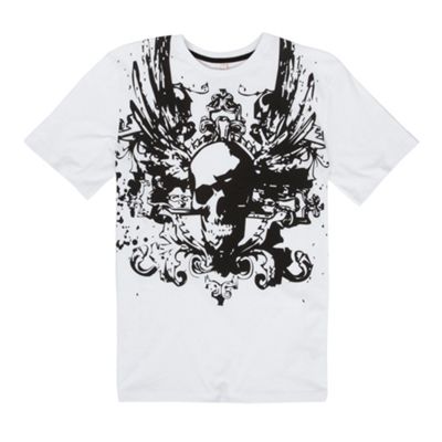 White winged skull boys t-shirt