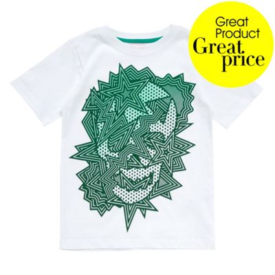 White skull boys t-shirt