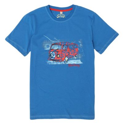 Boys blue camper van t-shirt