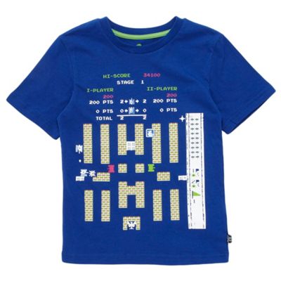 bluezoo Boys blue Gaming t-shirt