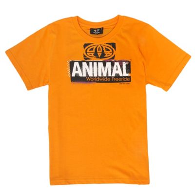 Animal Boys orange Howie t-shirt