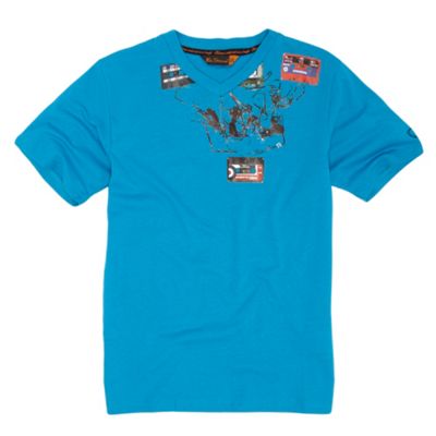 Boys blue tape t-shirt