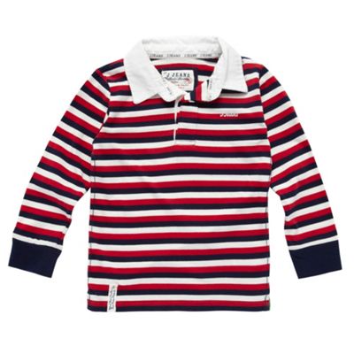 J by Jasper Conran Boys white rugby shirt