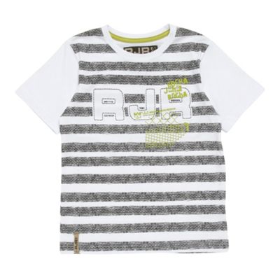 Rocha.John Rocha Boys white tyre tracks t-shirt