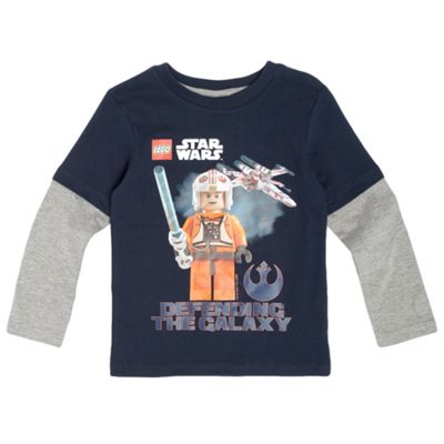 Boys navy Defend the Galaxy t-shirt