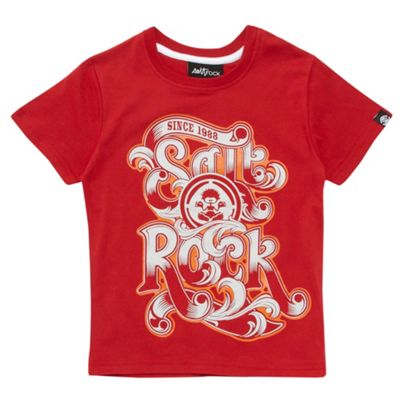 Saltrock Boys red Echo t-shirt