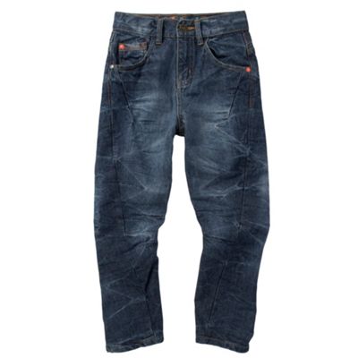 Boys light blue twisted jeans