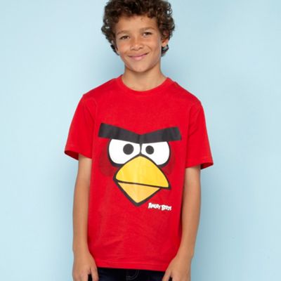 Boys red Angry Birds t-shirt