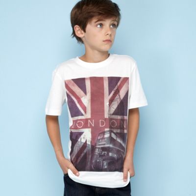 bluezoo Boys off white London t-shirt